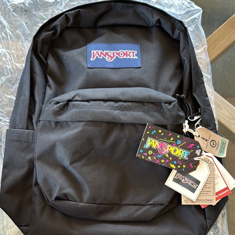 Jansport Superbreak Backpack with Classic Design. Lightweight NWT